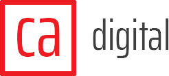 logo ca digital black